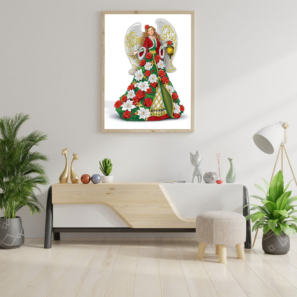 Elegant Lady - Special Shaped Drill Diamond Painting 30*40CM