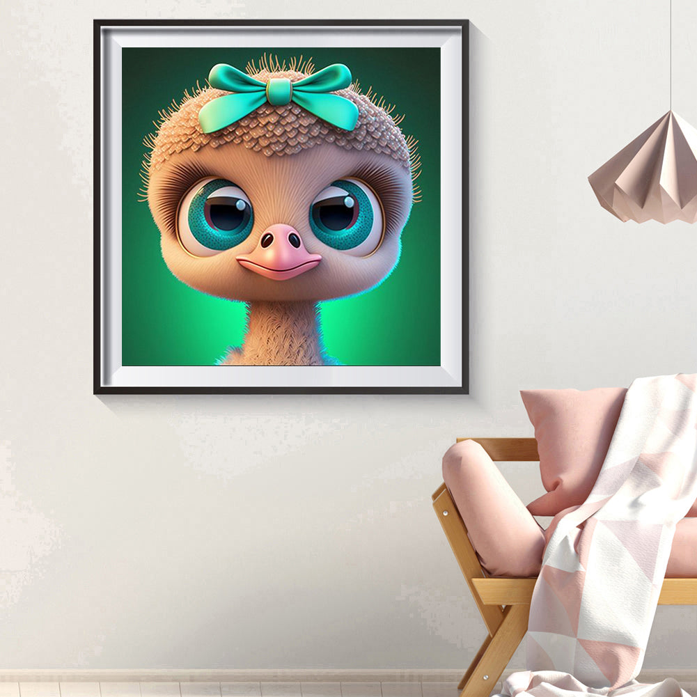 Ostrich - Full Round Drill Diamond Painting 35*35CM