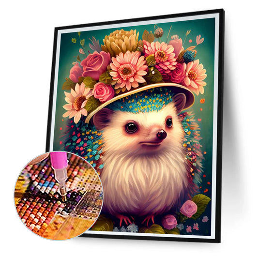 Hedgehog - Full Round Drill Diamond Painting 30*40CM