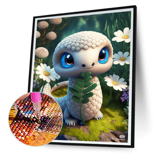 Little Dragon - Full Round Drill Diamond Painting 30*40CM