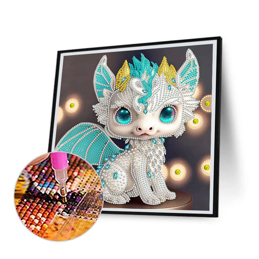 Chinese Zodiac - Dragon - Special Shaped Drill Diamond Painting 30*30CM