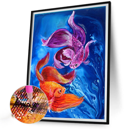 Pisces Totem - Full Round Drill Diamond Painting 30*40CM
