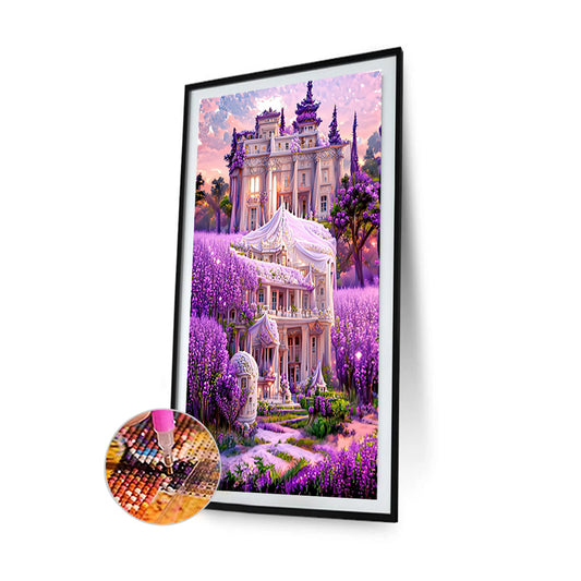 Lavender Palace - Full Round Drill Diamond Painting 45*70CM