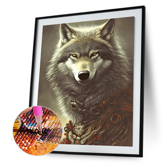 Mexican Wolf - Full Round Drill Diamond Painting 30*40CM