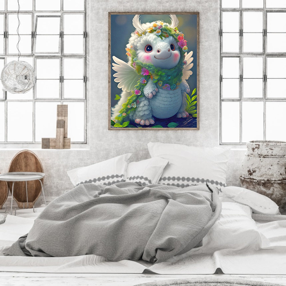 Chinese Zodiac Dragon - Full Round Drill Diamond Painting 30*40CM