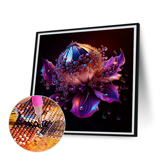 Crystal Flower - Full Round Drill Diamond Painting 30*30CM