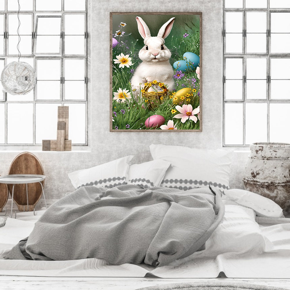 Easter Egg Bunny - Full Round Drill Diamond Painting 30*40CM