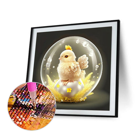 Fantasy Cartoon Chick Crystal Ball - Full Round Drill Diamond Painting 30*30CM