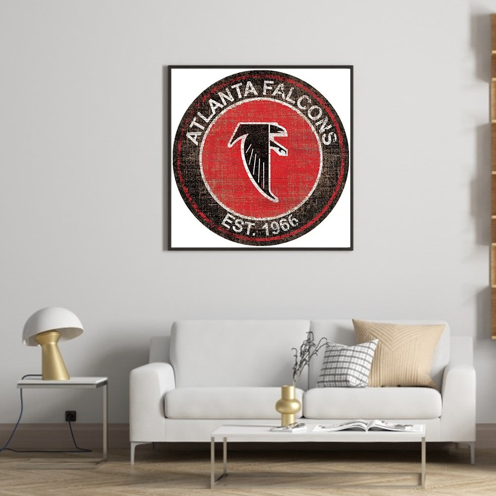 Atlanta Falcons - Full Round Drill Diamond Painting 30*30CM