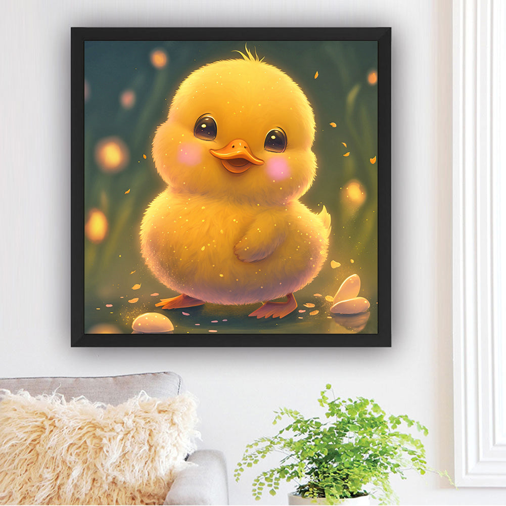 Little Yellow Duck - Full Round Drill Diamond Painting 30*30CM
