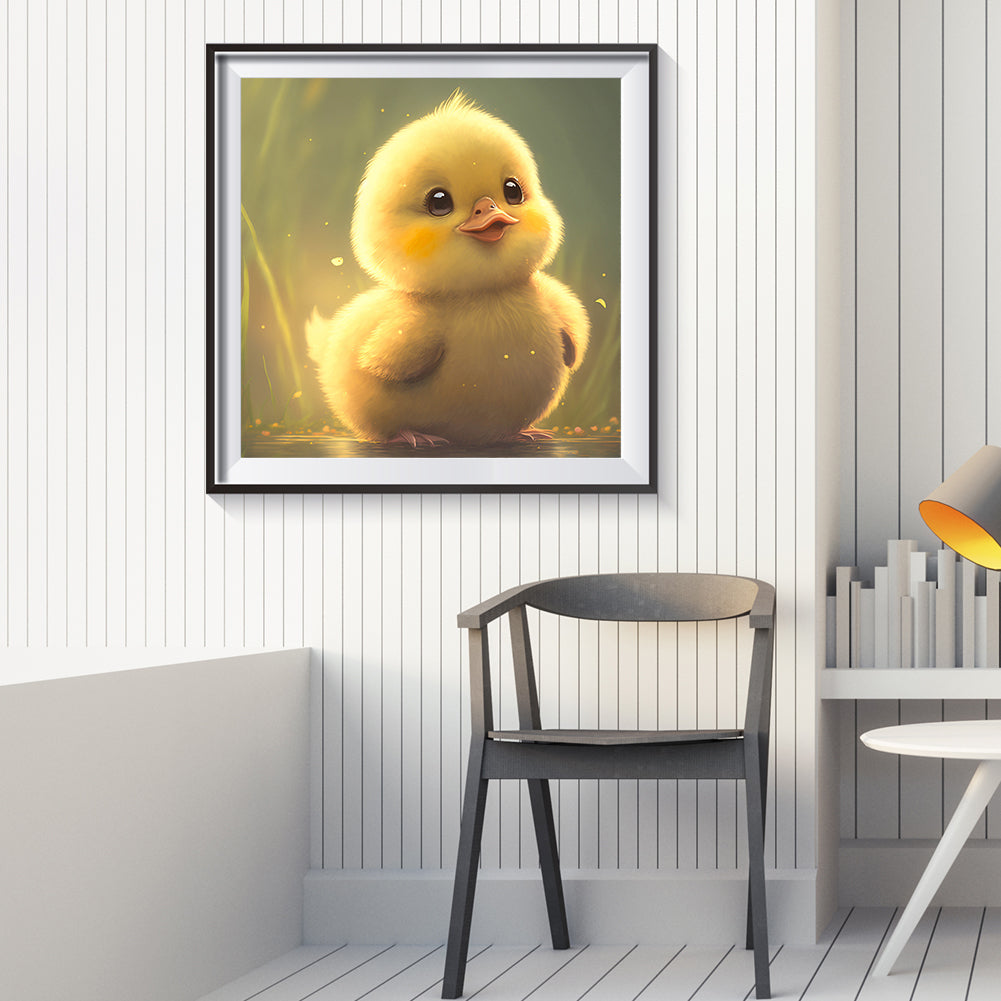 Little Yellow Duck - Full Round Drill Diamond Painting 30*30CM