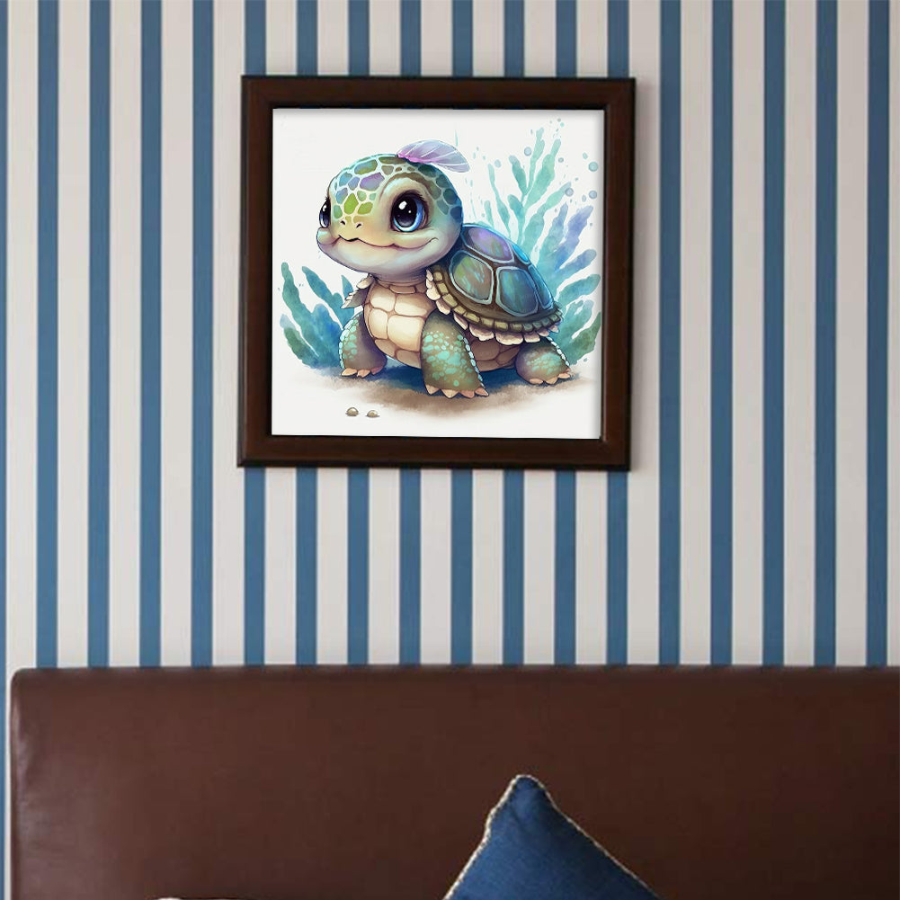 Sea Turtle - Full Round Drill Diamond Painting 35*35CM