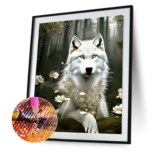 Wolf - Full Round Drill Diamond Painting 30*40CM