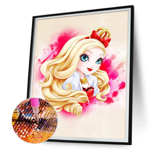 Girl - Full Round Drill Diamond Painting 30*40CM
