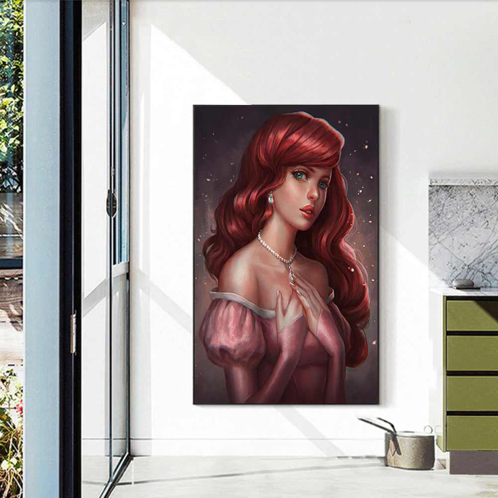Disney Princess Ariel - Full Round Drill Diamond Painting 40*60CM