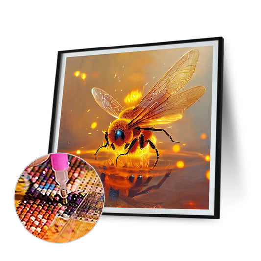 Bee - Full Round Drill Diamond Painting 30*30CM