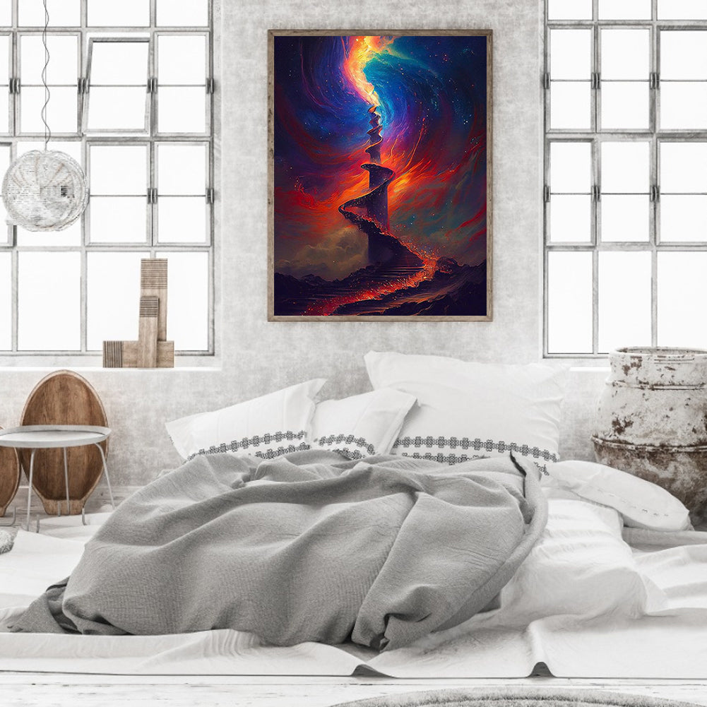 Road To Sky - Full Square Drill Diamond Painting 40*50CM