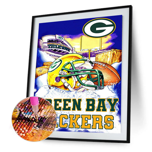 American Football Field - Full Square Drill Diamond Painting 30*40CM