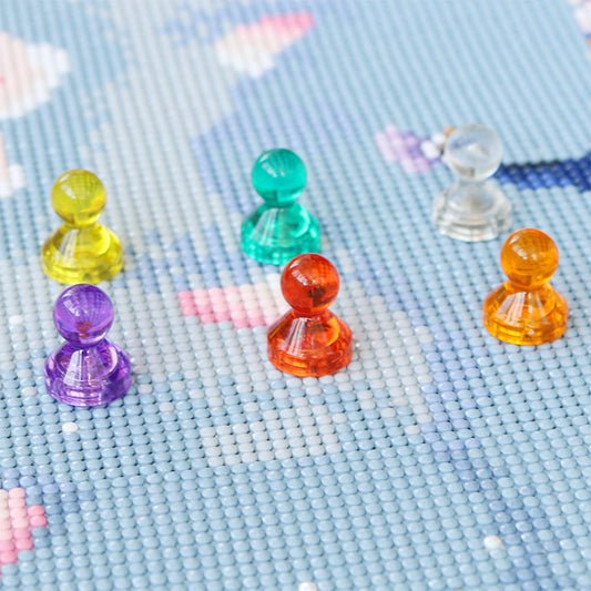 DIY Cross Stitch Cover Holder Art Accessories Tools Plastic for Diamond Painting