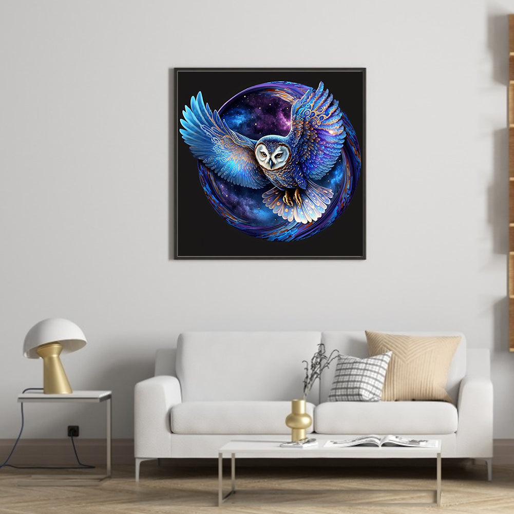 Owl - Full Square Drill Diamond Painting 40*40CM
