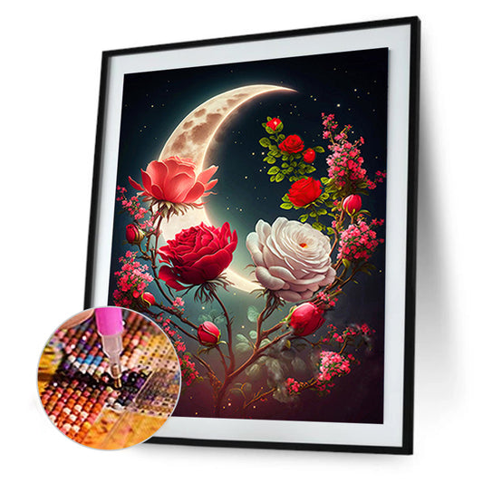 Flower Series - Full Square Drill Diamond Painting 30*40CM