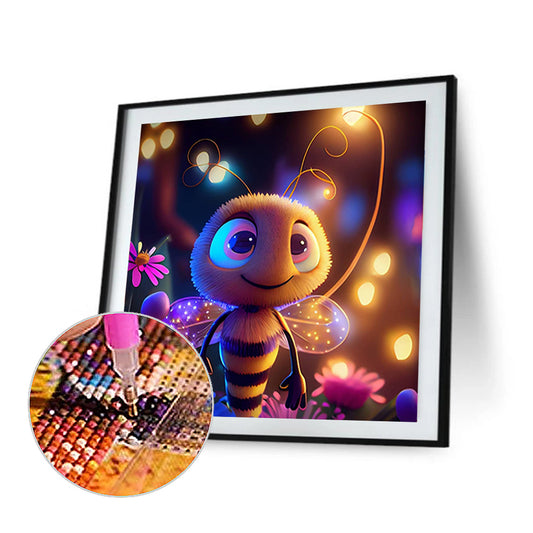 Cartoon Bee - Full Round Drill Diamond Painting 30*30CM