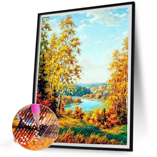 Forest - Full Round Drill Diamond Painting 30*40CM
