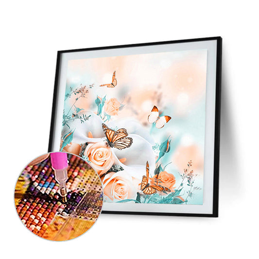 Butterfly - Full Square Drill Diamond Painting 40*40CM