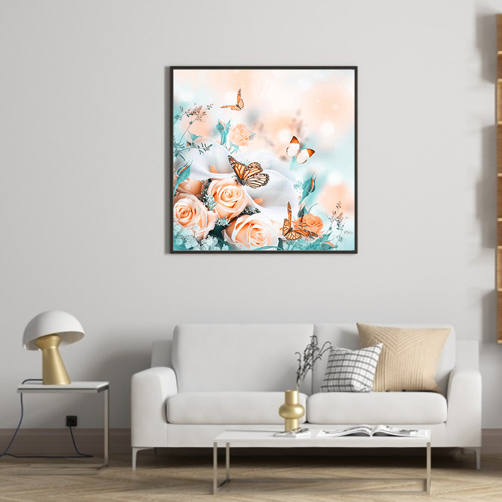 Butterfly - Full Square Drill Diamond Painting 40*40CM