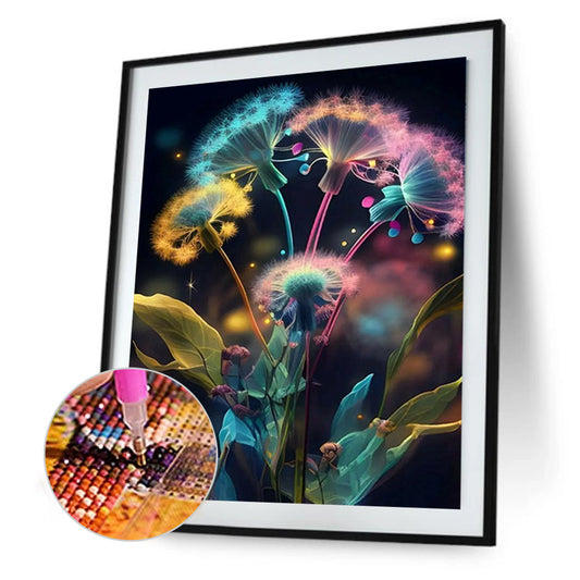 Dandelion - Full Square Drill Diamond Painting 30*40CM