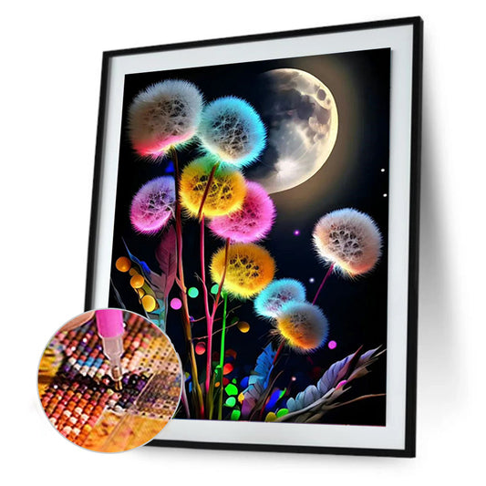 Dandelion - Full Square Drill Diamond Painting 30*40CM