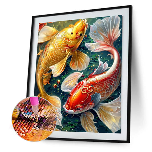 Koi Carp - Full Square Drill Diamond Painting 30*40CM