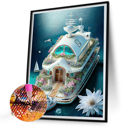 Flower Cruise - Full Round Drill Diamond Painting 30*40CM