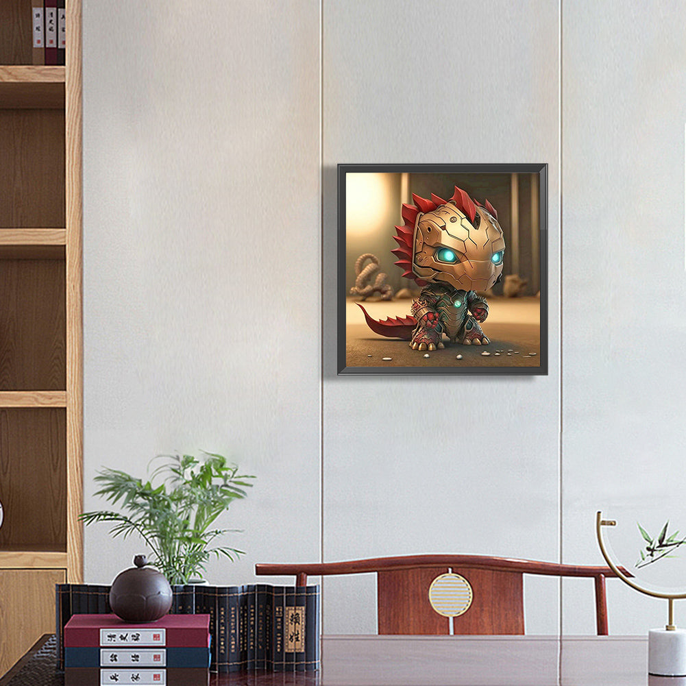 Marvel Iron Man Dragon - Full Round Drill Diamond Painting 30*30CM