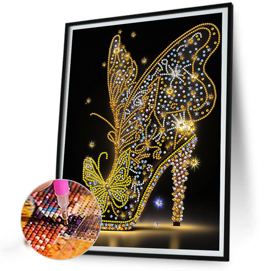 Shiny High Heels - Special Shaped Drill Diamond Painting 30*40CM