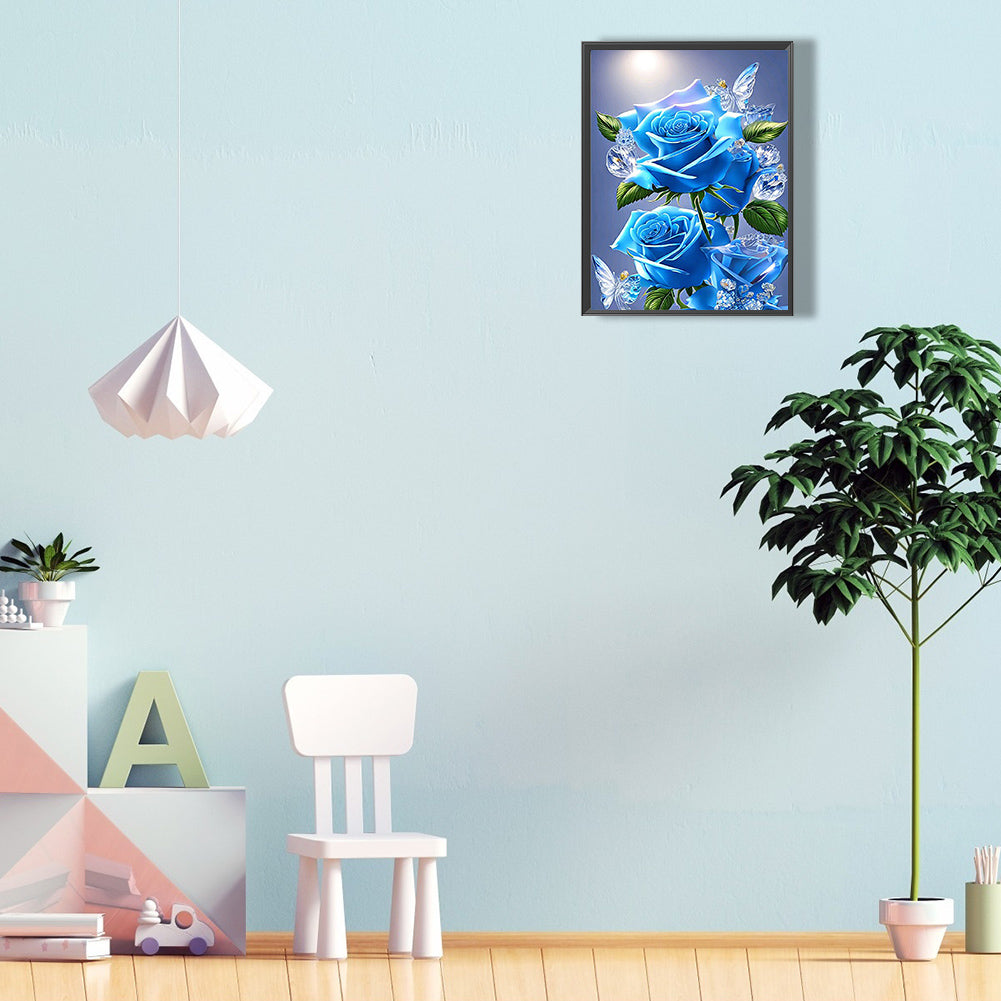 Glitter Rose - Full Round Drill Diamond Painting 30*40CM