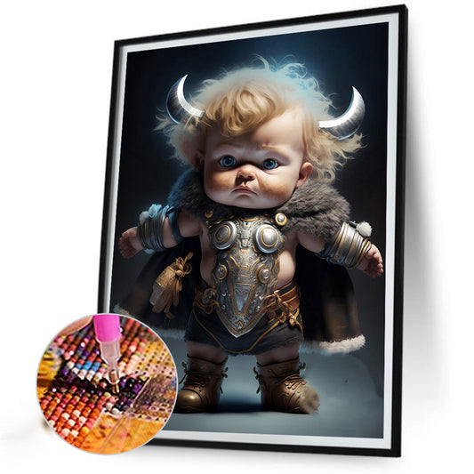 Dali Baby - Full Round Drill Diamond Painting 30*40CM