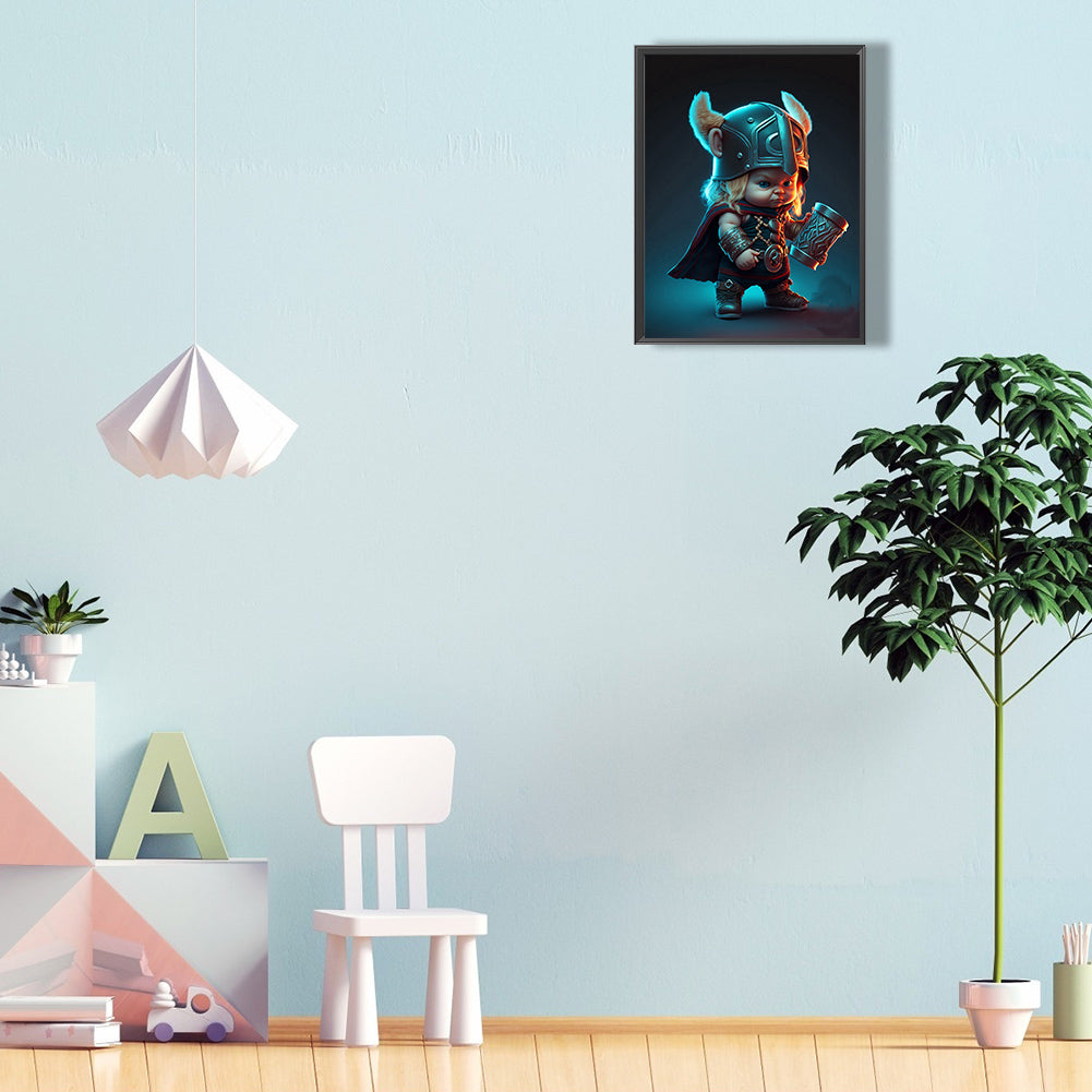 Dali Baby - Full Round Drill Diamond Painting 30*40CM