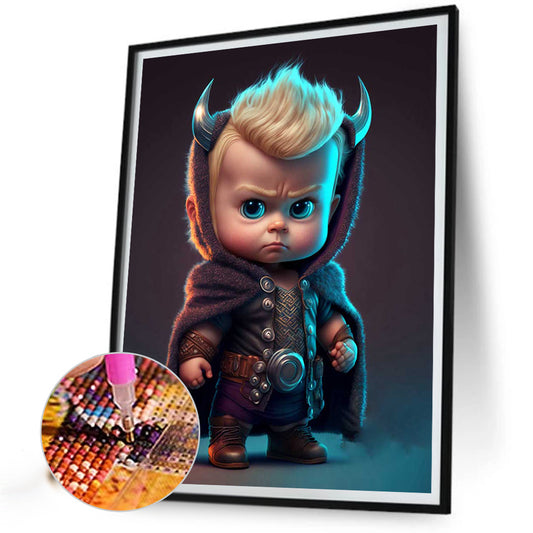 Dali Baby - Full Round Drill Diamond Painting 30*40CM