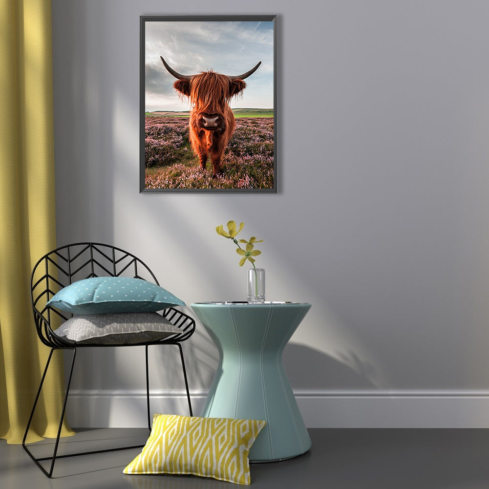 Highland Yak - Full Square Drill Diamond Painting 50*60CM
