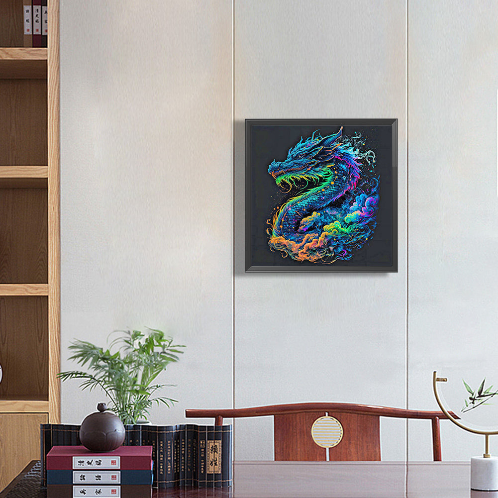Color Dragon - Full Round Drill Diamond Painting 30*30CM