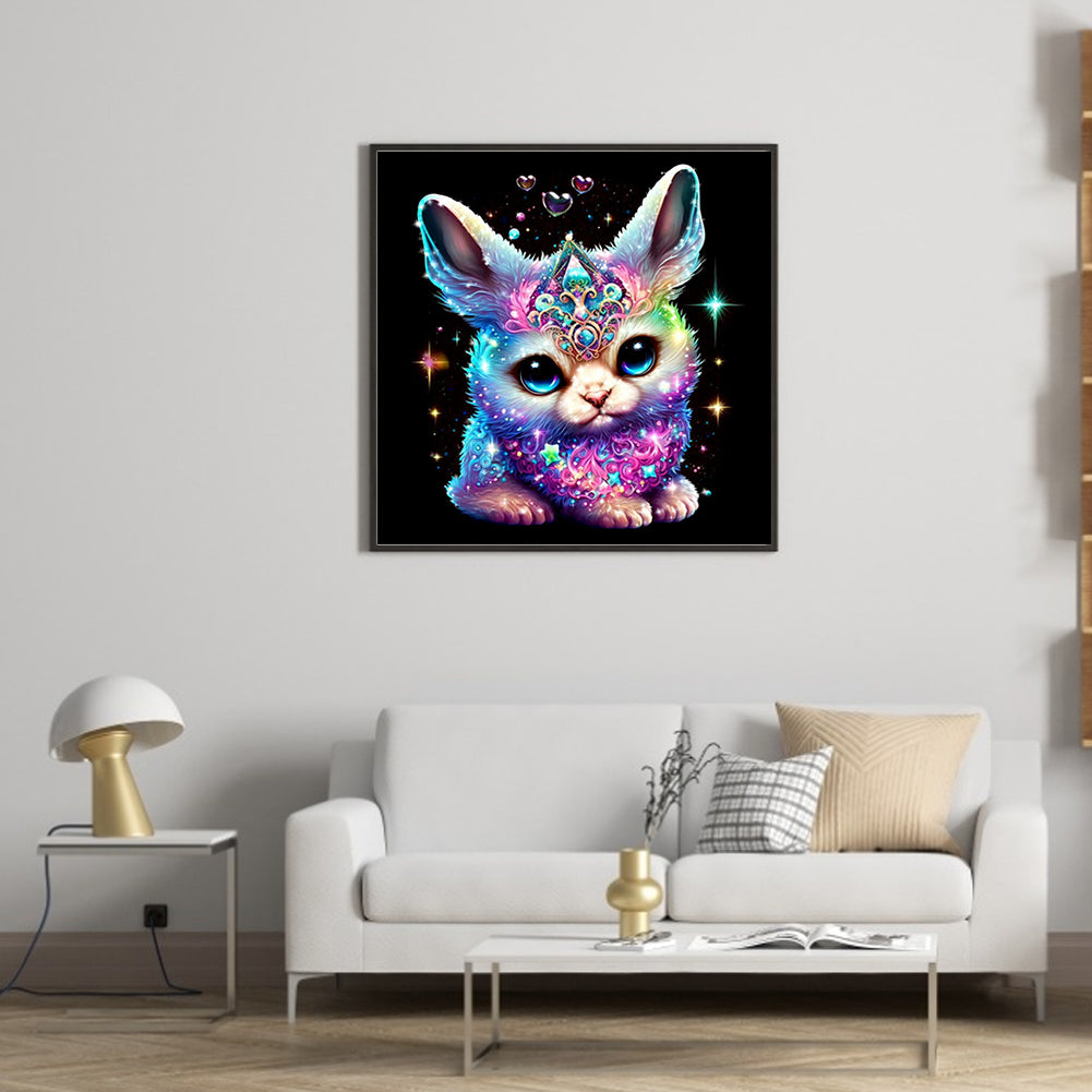 Jeweled Bunny - Full Round Drill Diamond Painting 30*30CM