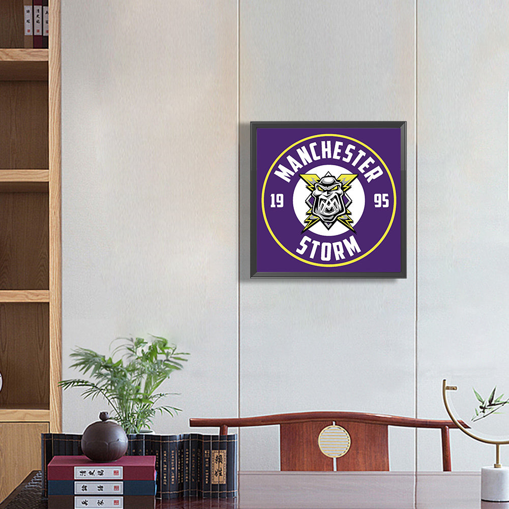 Manchester Storm - Full Round Drill Diamond Painting 30*30CM