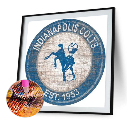 Indianapolis Colts - Full Round Drill Diamond Painting 40*40CM