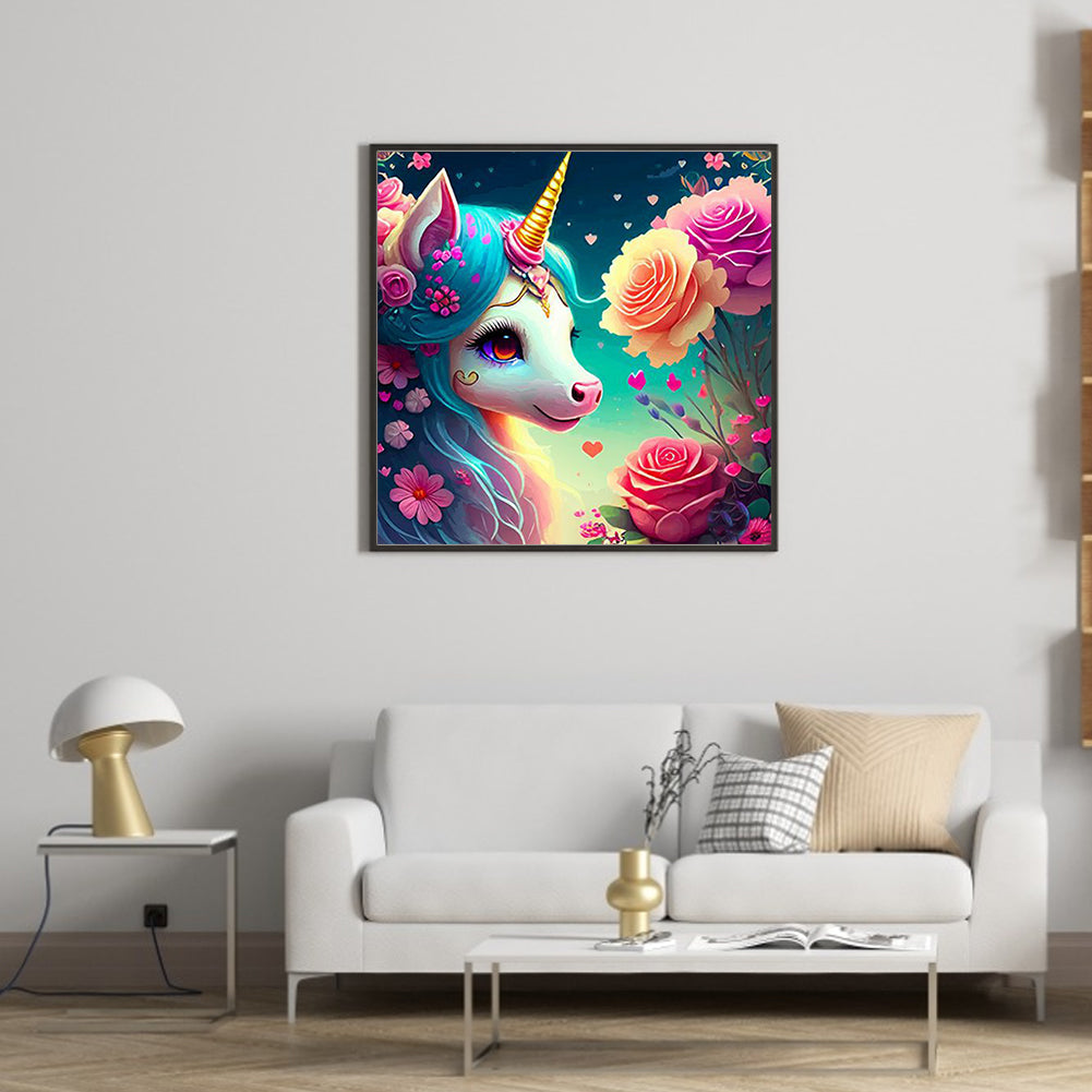 Pony - Full Round Drill Diamond Painting 35*35CM