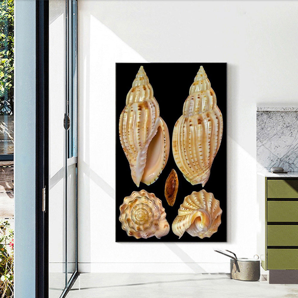 Beach Shells - Full Round Drill Diamond Painting 30*45CM
