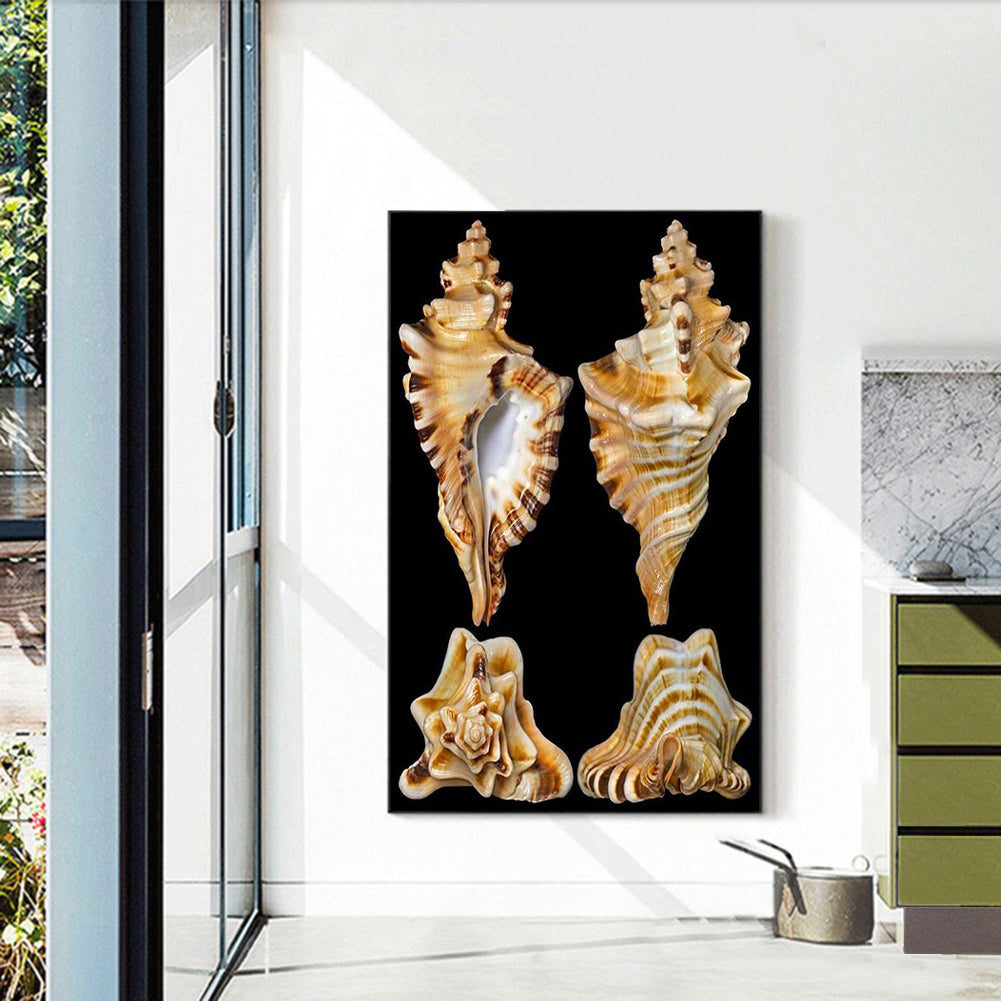 Beach Shells - Full Round Drill Diamond Painting 30*45CM