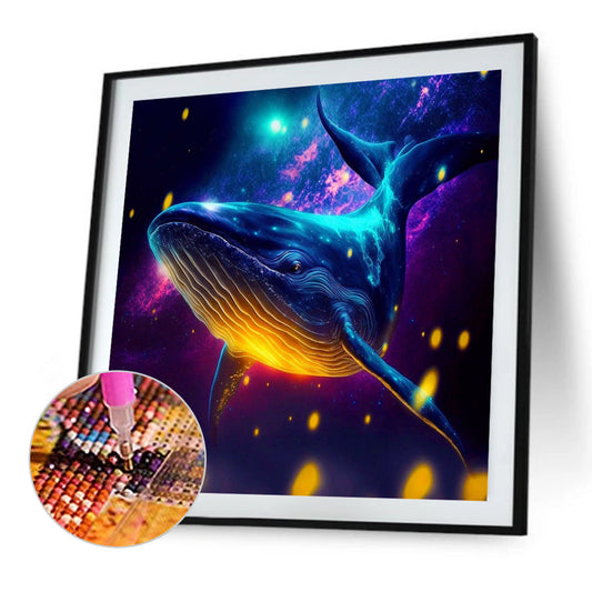 Glorious Whale - Full Round Drill Diamond Painting 30*30CM