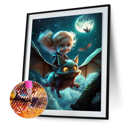 Little Animal Trainer - Full Round Drill Diamond Painting 30*40CM