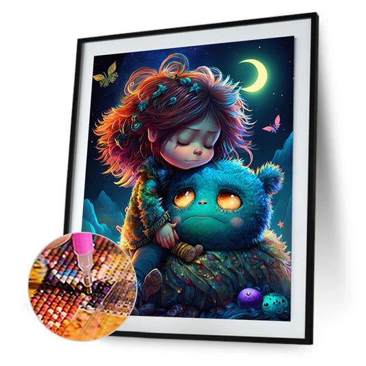 Little Animal Trainer - Full Round Drill Diamond Painting 30*40CM